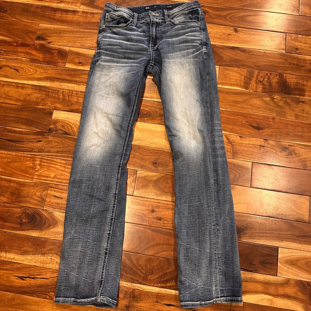 BKE Jake 32x 36 Stylish Faded Blue Jeans